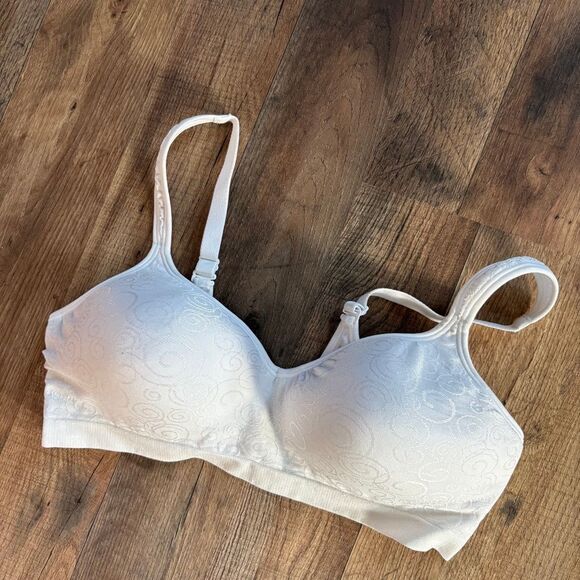 Bali White Comfort Bra 40C no underwire great preworn condition - Picture 1 of 7